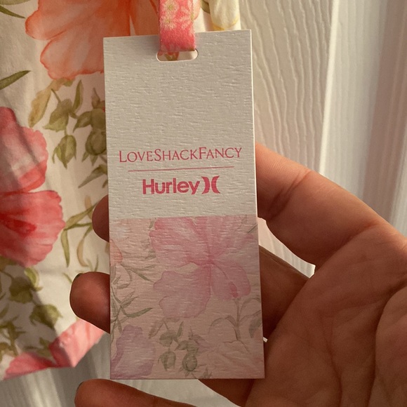 LoveShackFancy Hurley Collab Hibiscus Print Boardie Skirt - Picture 8 of 12